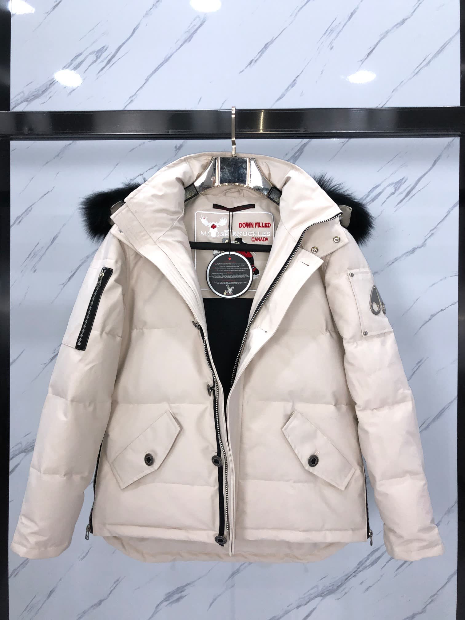 Moose Knuckles Hooded Puffer Jacket Moose Knuckles Hooded Puffer Jacket